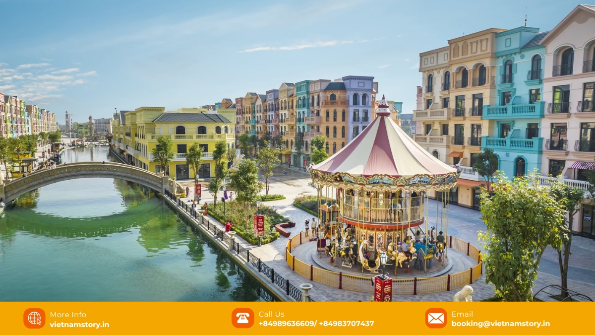 Mega Grand World near Hanoi offers unique Venice-inspired canals and K-Town experiences.