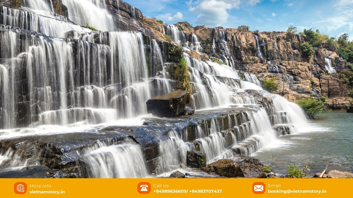 Aqua Adventures: Explore the Most Stunning Waterfalls in Vietnam 11 Pongour Waterfall near Da Lat, Lam Dong Province - Famous terraced waterfalls in Vietnam