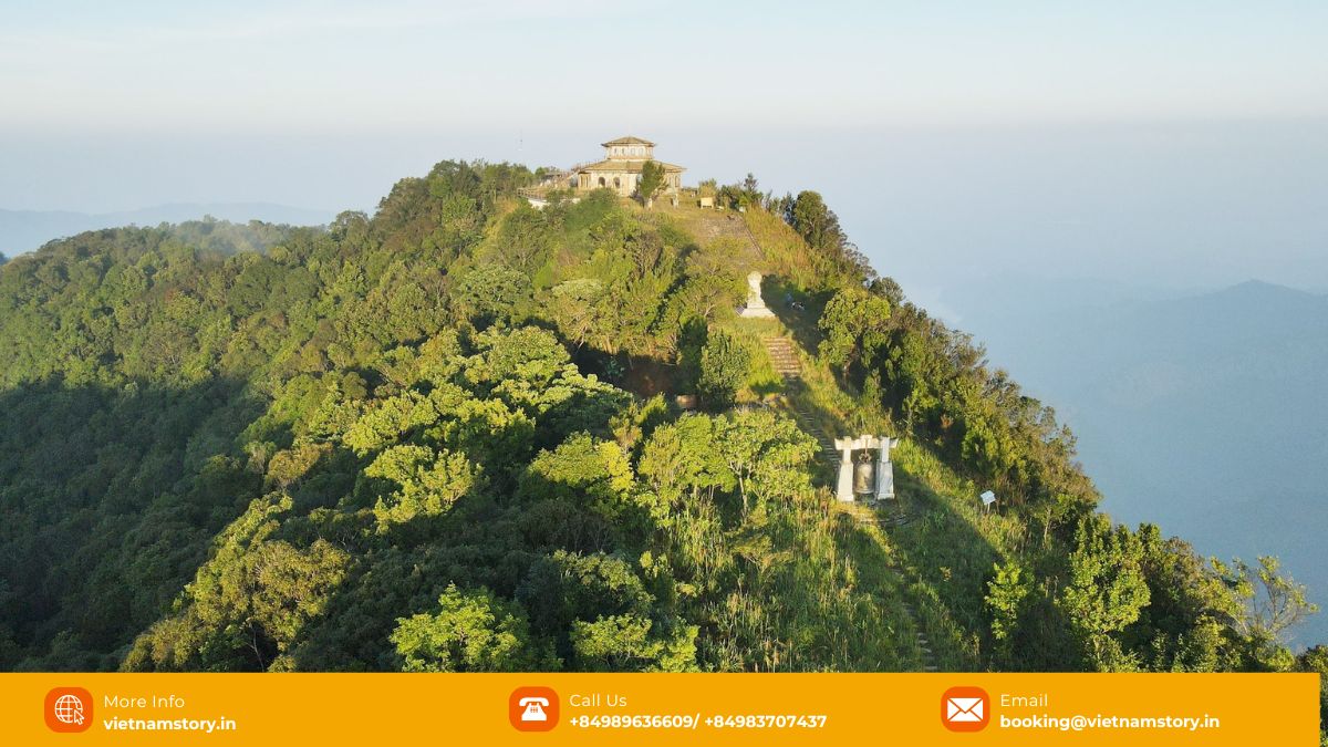 Viewpoint at Bach Ma National Park, one of the major Vietnamese mountains