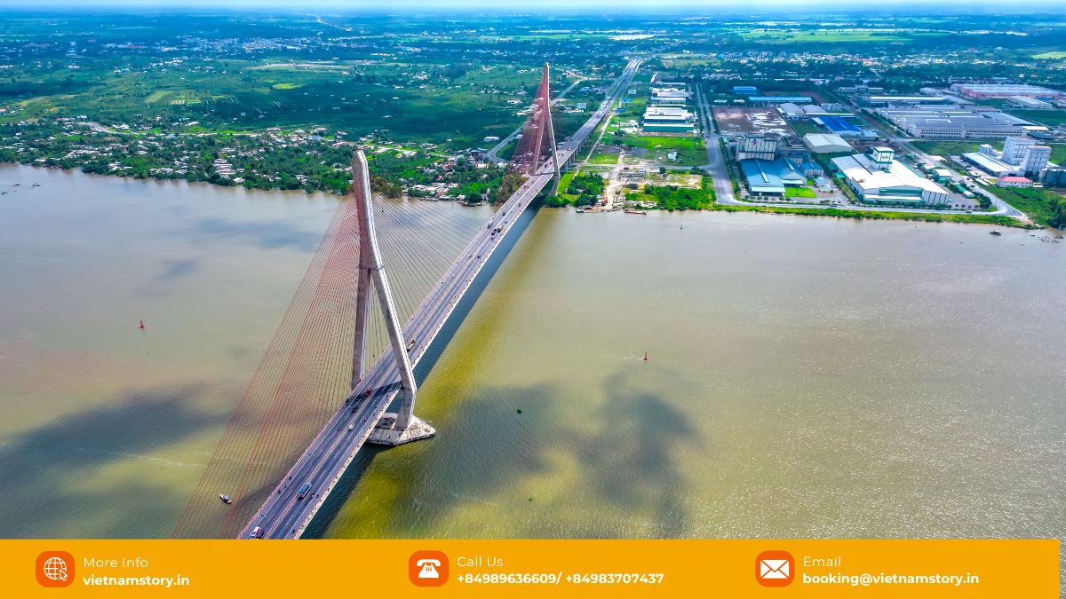 Can Tho Bridge Vietnam Mekong Delta cable-stayed Hau River longest span
