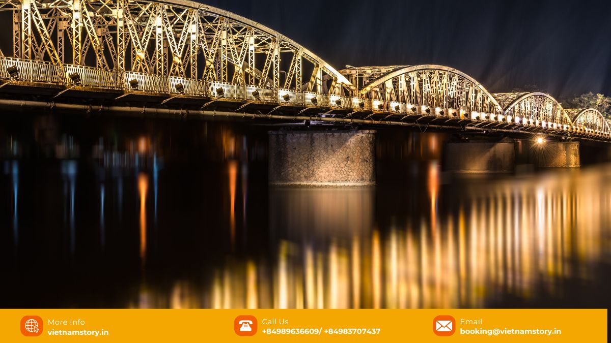 Trang Tien Bridge Hue Vietnam Perfume River Gustave Eiffel