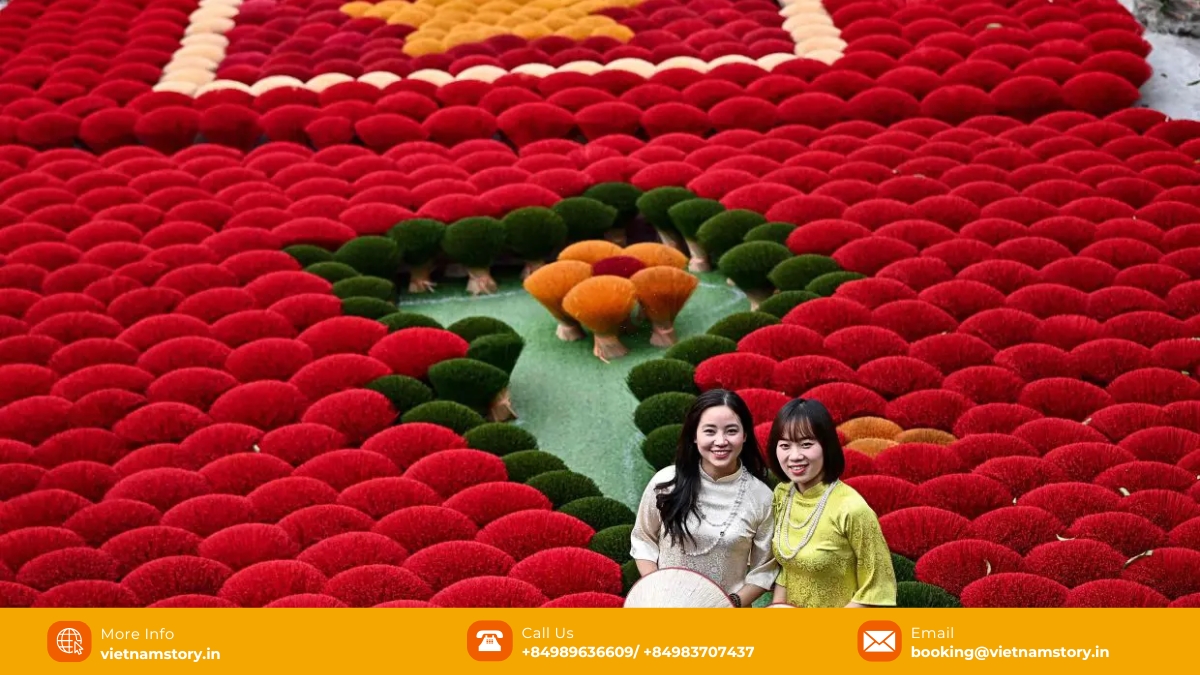 Quang Phu Cau Incense Village: Hanoi's Colorful Craft & Unique Photo Spot 3 Fee for photography in the main display areas of Quang Phu Cau Incense Village