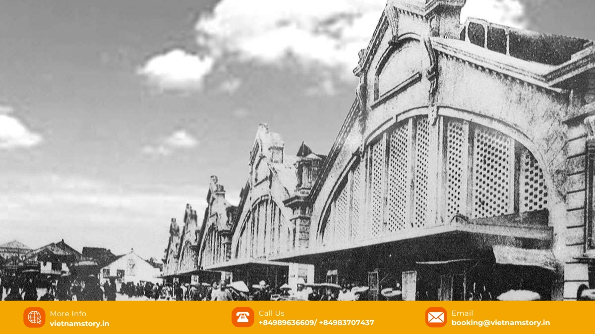 Dong Xuan Market has a long history as a central trading point.