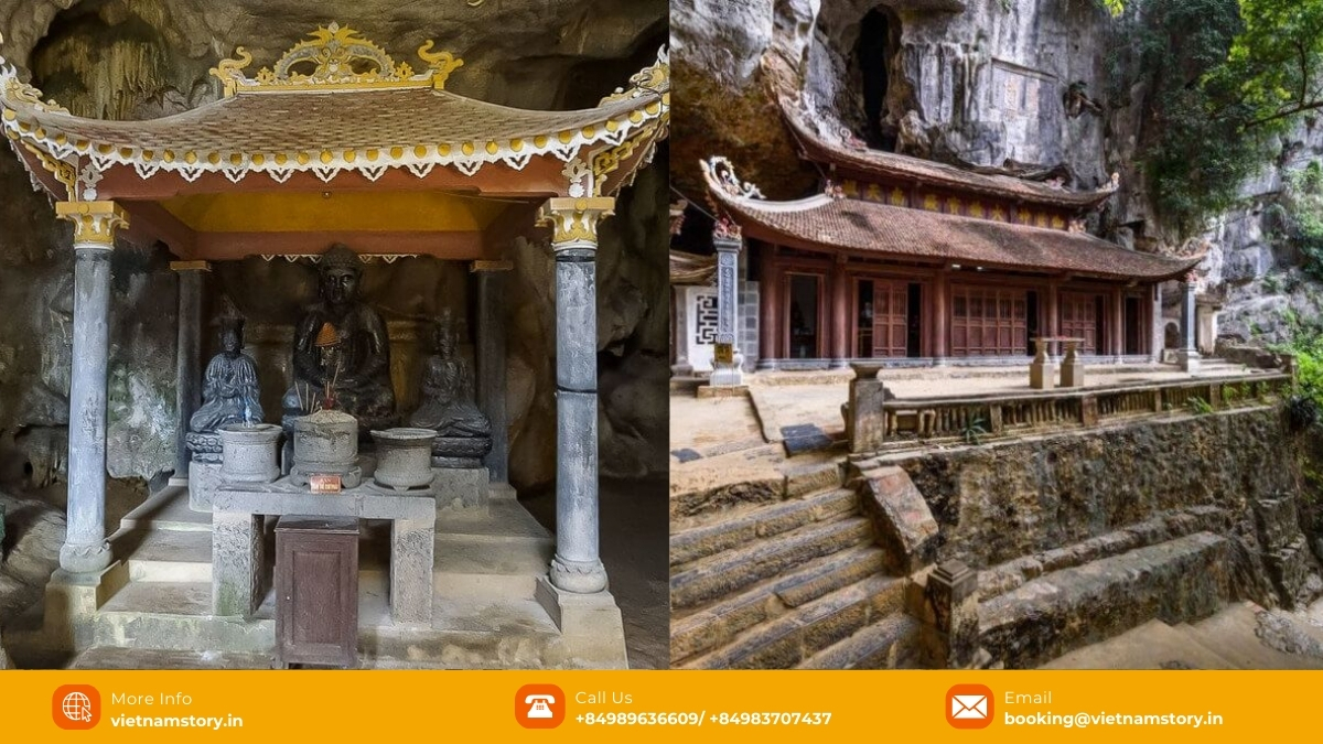 Bich Dong Pagoda has a long-lasting history and distinct architectural levels. Bich Dong Pagoda has a long-lasting history