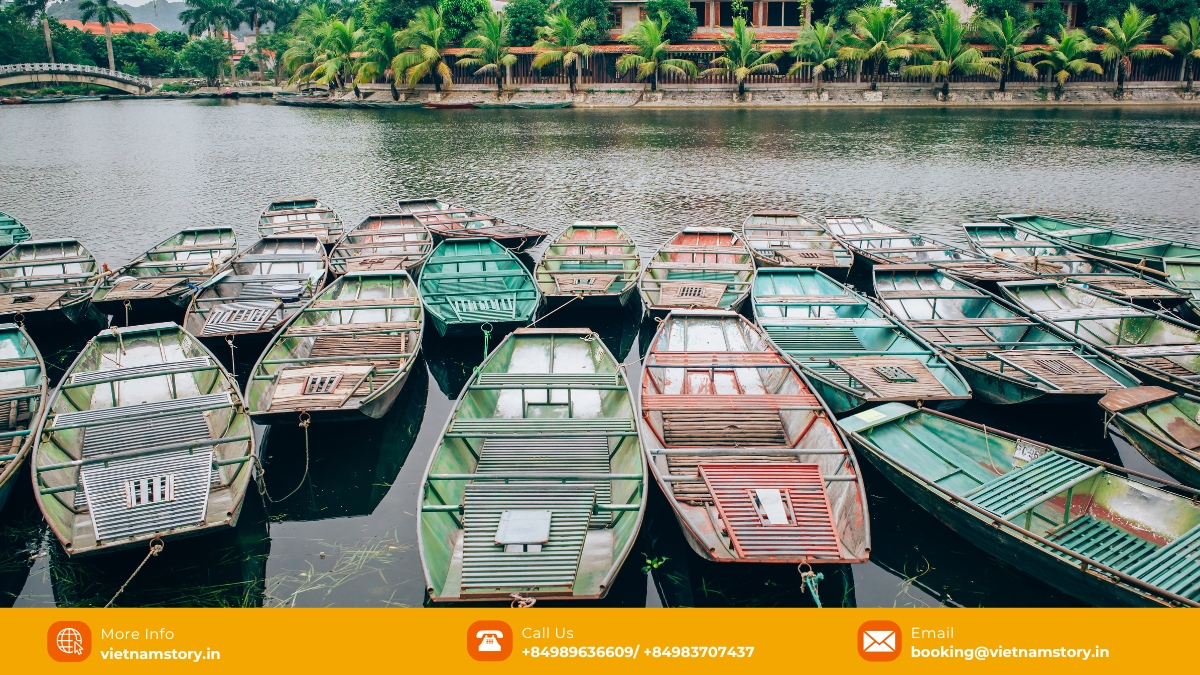 Lush green rice paddies and pleasant weather make Spring ideal for exploring Ninh Binh