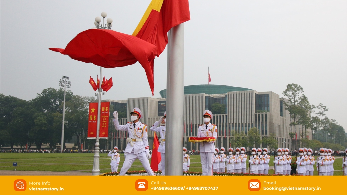Flag Raising Ceremony in Ba Dinh Square