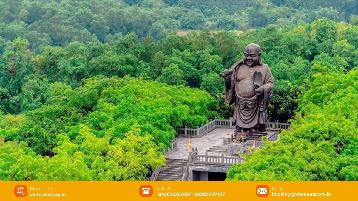 The Maitreya Buddha statue in Bai Dinh
