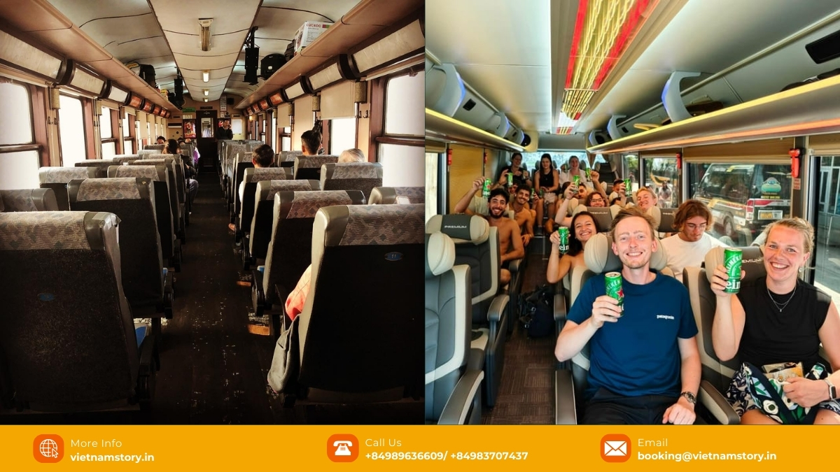 Taking a train or limousine from Hanoi to Ninh Binh offers a convenient and scenic travel experience