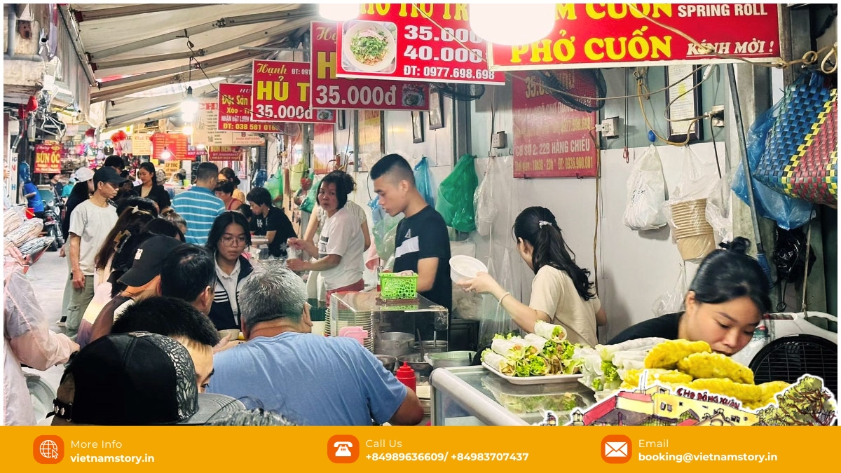 Many Vietnamese specialties can be found around Dong Xuan Market