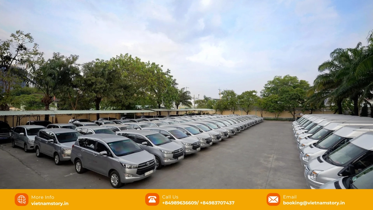 Car rental in Ninh Binh with a private driver, a popular choice for Indian tourists exploring the region.