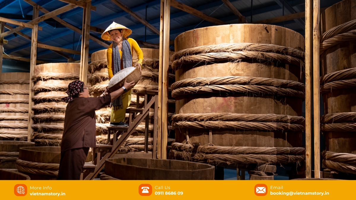 Fish sauce factory in Phu Quoc
