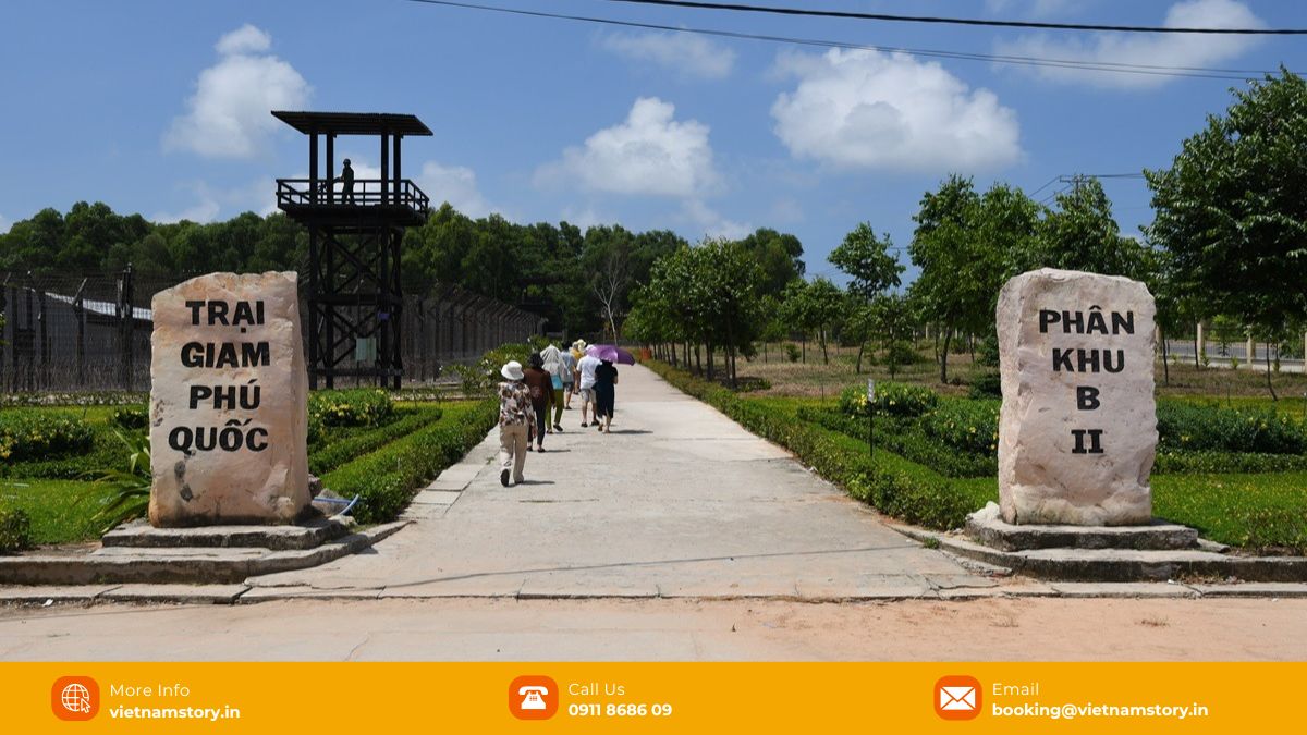 The gate of Phu Quoc Prison Camp