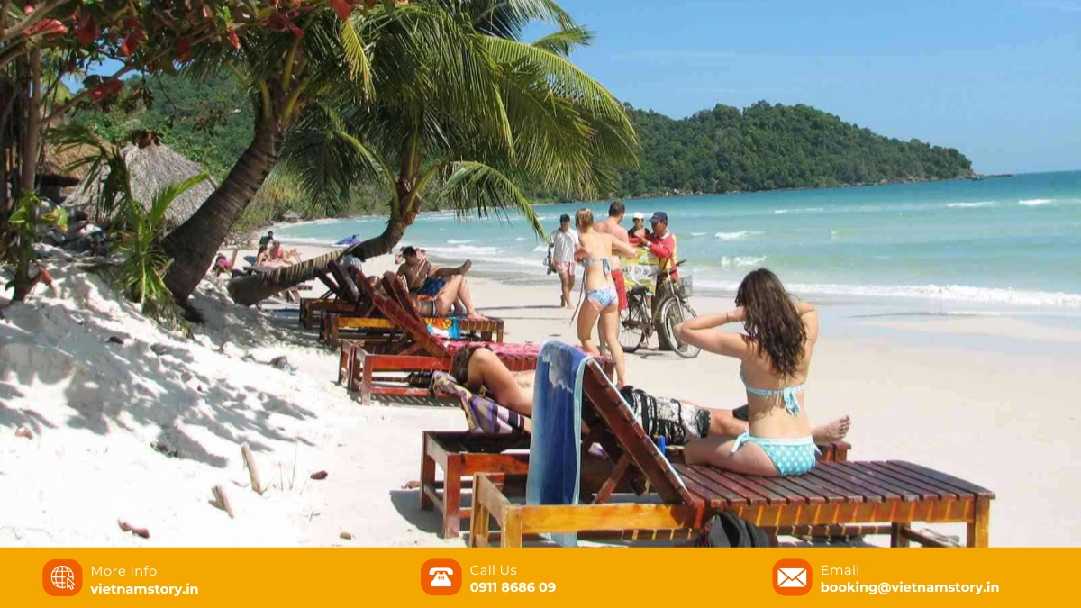 Visitors should enjoy a fresh swim at Sao Beach