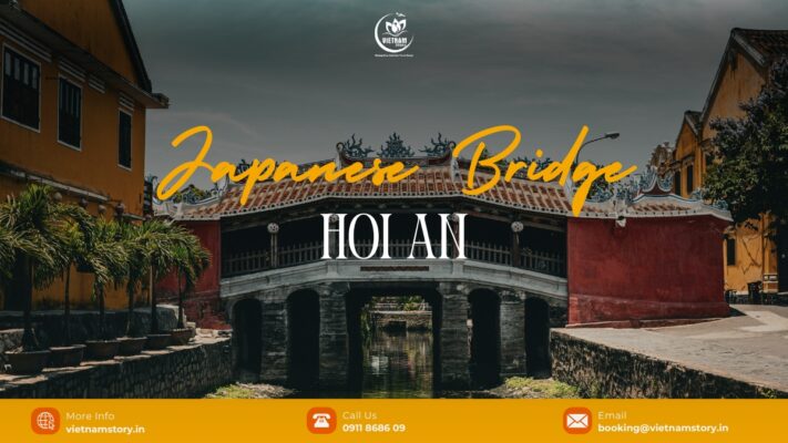 The Hoi An Japanese Bridge with a poetic view of Hoai river