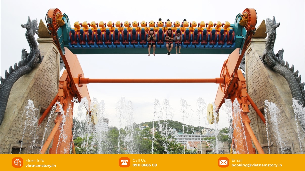 Dragon Park Ha Long: The Adrenaline Heart of the Bay 3 Among the many wonders of Dragon Park Ha Long, the mighty Dragon’s Run Roller Coaster stands out as the crown jewel.
