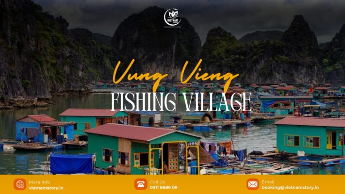 Vung Vieng fishing village exudes a serene charm, embodying the rich cultural tapestry of Northern fishermen’s lives.