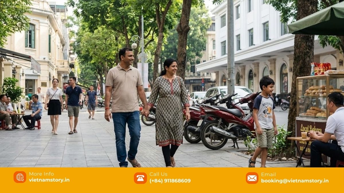 Best Vietnam Tour Packages From Delhi by Traveller Type 3 Indian family from Delhi sightseeing in Vietnam with child-friendly pace and comfort