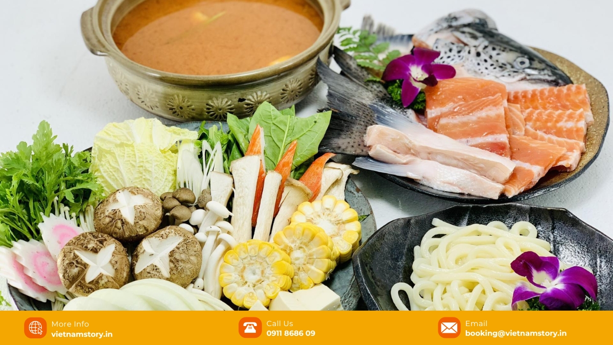 Silver Waterfall Sapa: Discover the "White Dragon" of Sapa 4 Salmon hotpot