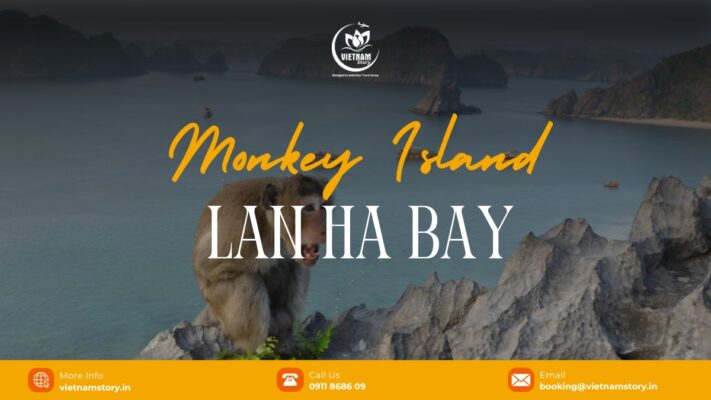 Monkey Island, also known as Cat Dua Island, is a hidden gem in Lan Ha Bay, part of the Cat Ba archipelago.