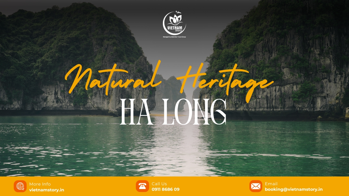 Ha Long Bay, a UNESCO World Heritage Site since 1994, features nearly 2,000 limestone islands rising from the emerald waters of the Gulf of Tonkin.