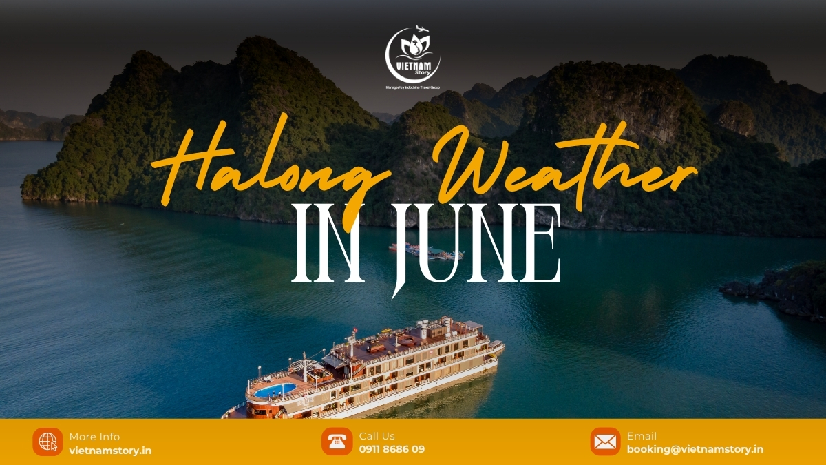 In June, Ha Long Bay enters its peak season.Early summer and the beginning of the rainy season bring hot, humid weather with sudden but usually short-lived showers.